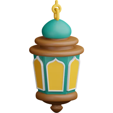 Islamic Lantern  3D Icon