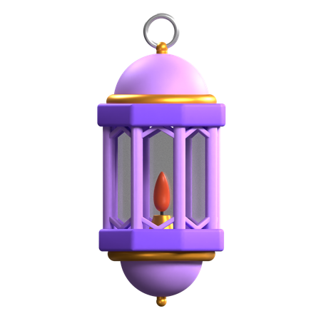 Islamic Lantern  3D Icon