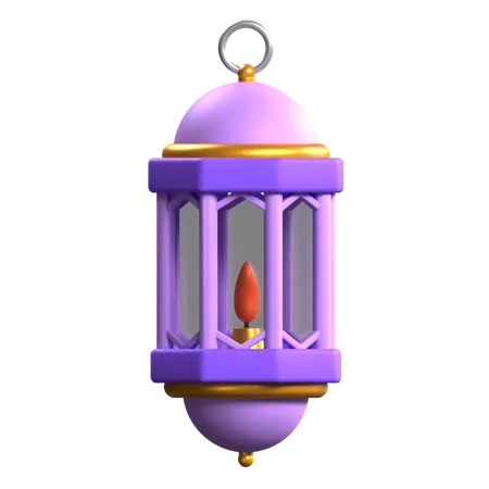 Islamic Lantern  3D Icon