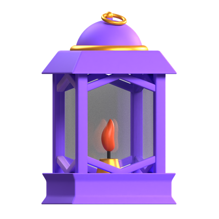 Islamic Lantern  3D Icon