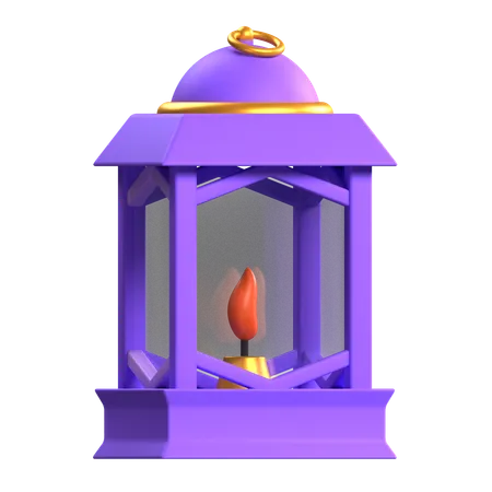 Islamic Lantern  3D Icon