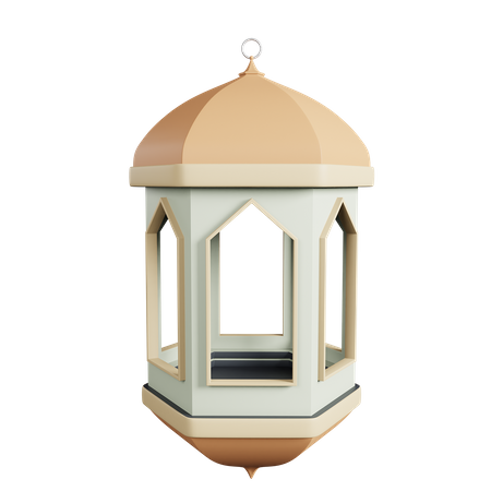 Islamic Lantern  3D Icon