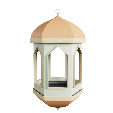 Islamic Lantern  3D Icon