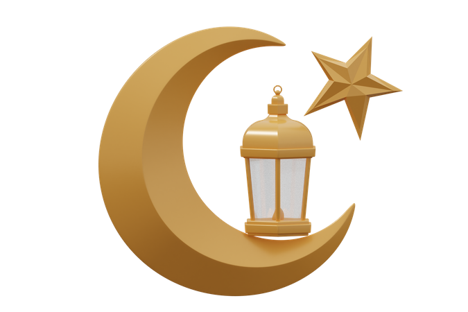 Islamic Lantern  3D Icon