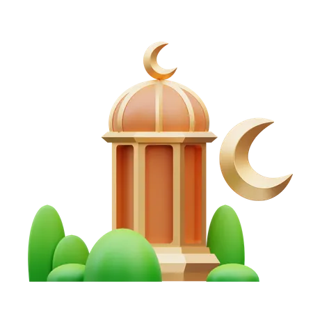 Islamic Lantern  3D Icon