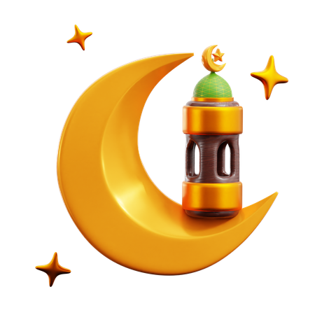 Islamic Lantern  3D Icon