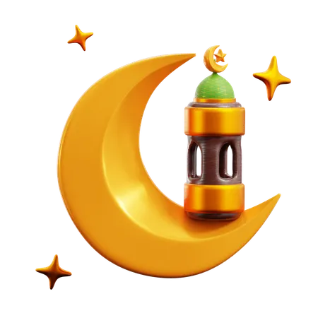 Islamic Lantern  3D Icon