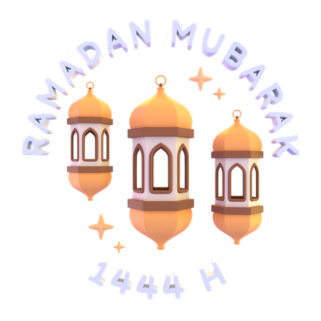 Islamic Lantern  3D Icon