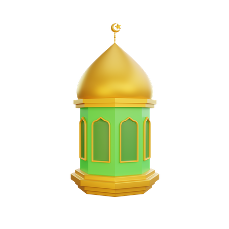 Islamic Lantern  3D Icon