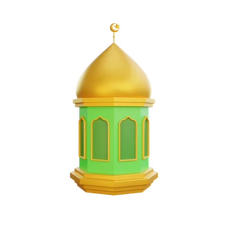 Islamic Lantern  3D Icon