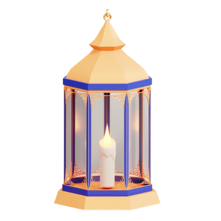 Islamic Lantern  3D Icon