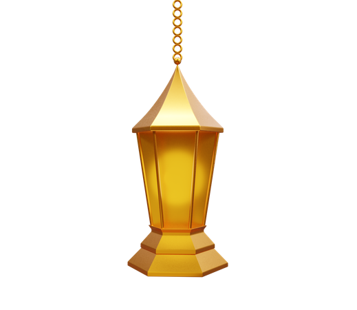 Islamic Lantern  3D Icon