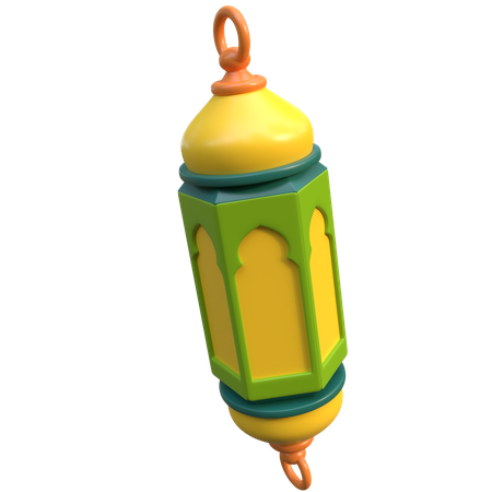 Islamic Lantern  3D Icon