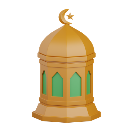 Islamic Lantern  3D Icon