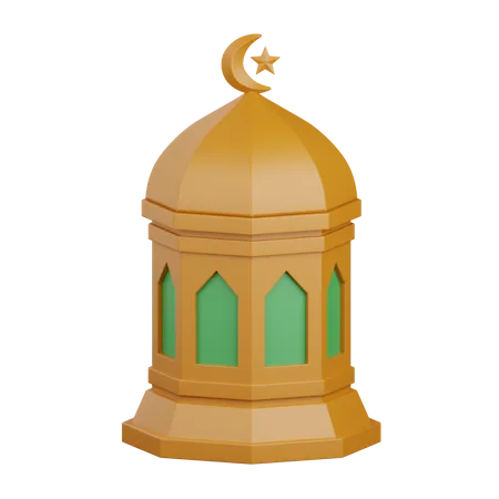 Islamic Lantern  3D Icon