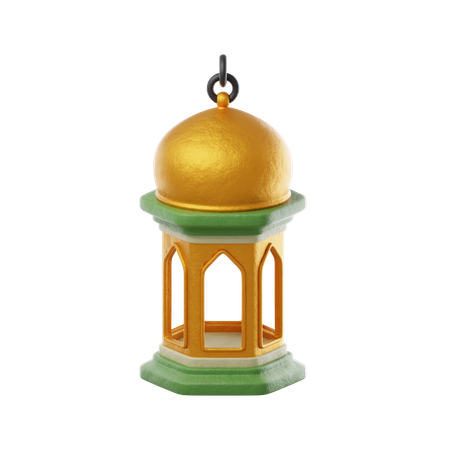 Islamic Lantern  3D Icon