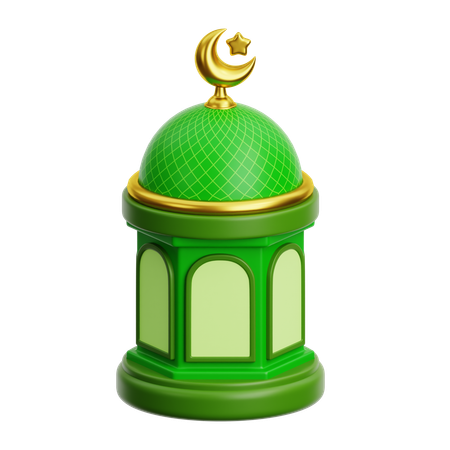 Islamic Lantern  3D Icon