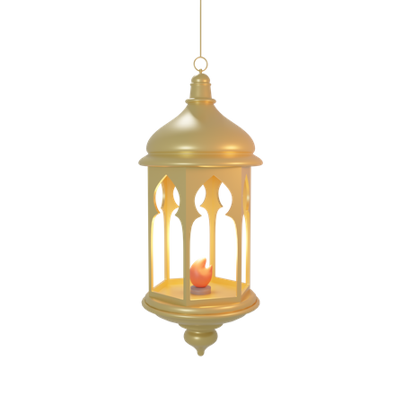 Islamic Lantern  3D Icon