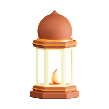 Islamic Lantern  3D Icon