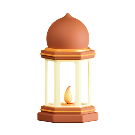 Islamic Lantern  3D Icon