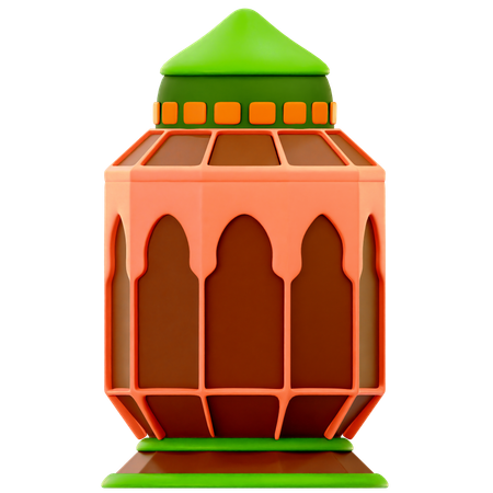 Islamic Lantern  3D Icon