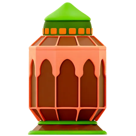 Islamic Lantern  3D Icon