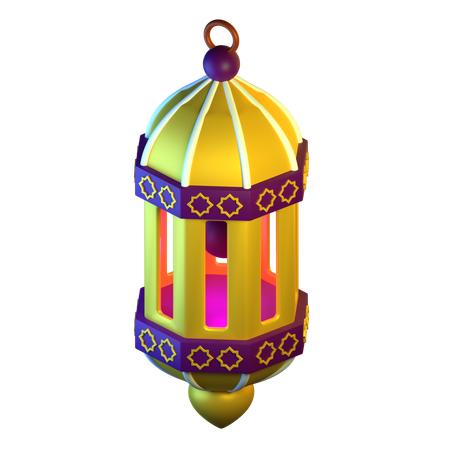 Islamic Lantern  3D Icon