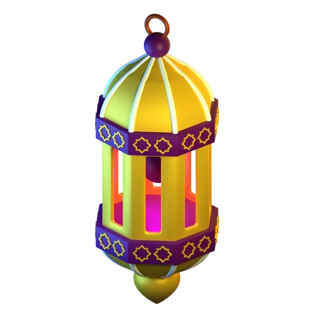 Islamic Lantern  3D Icon