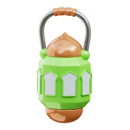 Islamic Lantern  3D Icon