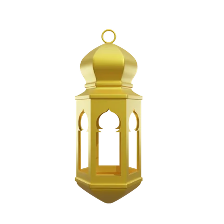 Islamic Lantern  3D Icon