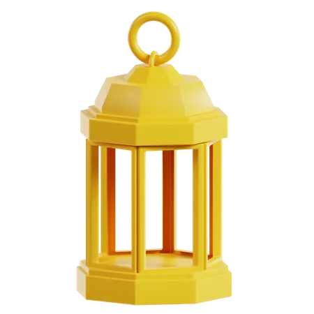 Islamic Lantern  3D Icon