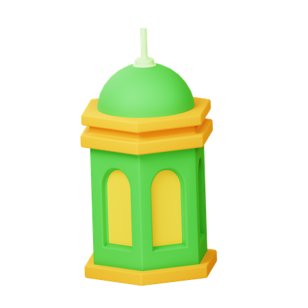 Islamic Lantern  3D Icon