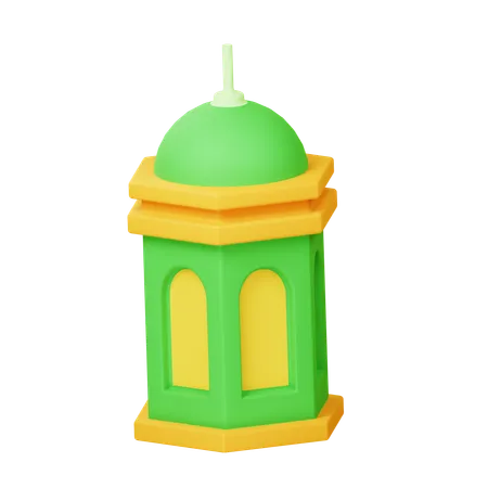 Islamic Lantern  3D Icon