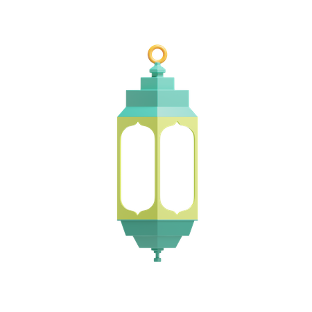 Islamic Lantern  3D Icon