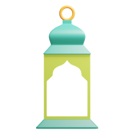 Islamic Lantern  3D Icon