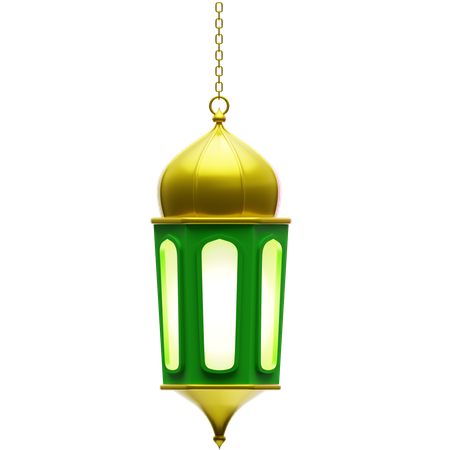 Islamic Lantern  3D Icon