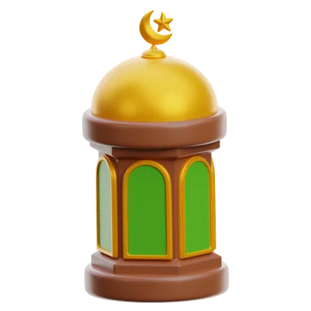 Islamic Lantern  3D Icon