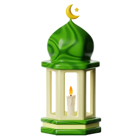 Islamic Lantern  3D Icon