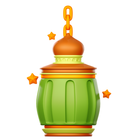 Islamic Lantern  3D Icon