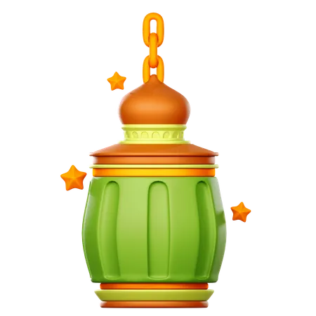 Islamic Lantern  3D Icon