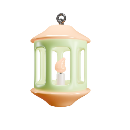 Islamic lantern  3D Icon