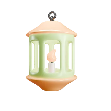 Islamic lantern  3D Icon