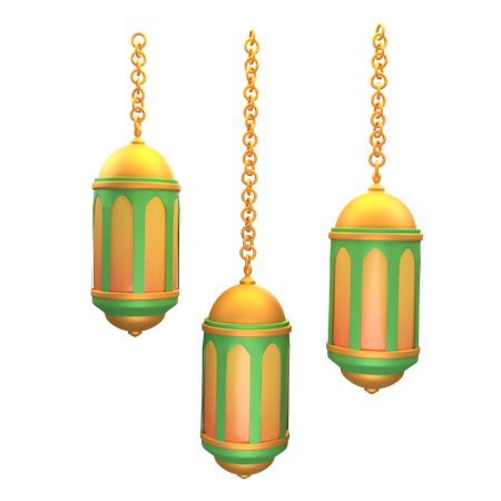 Islamic Lantern  3D Icon