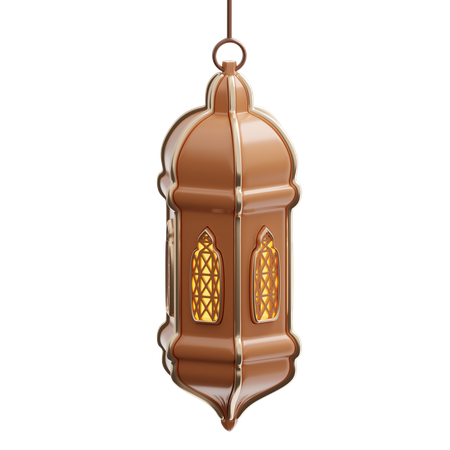 Islamic lantern  3D Icon