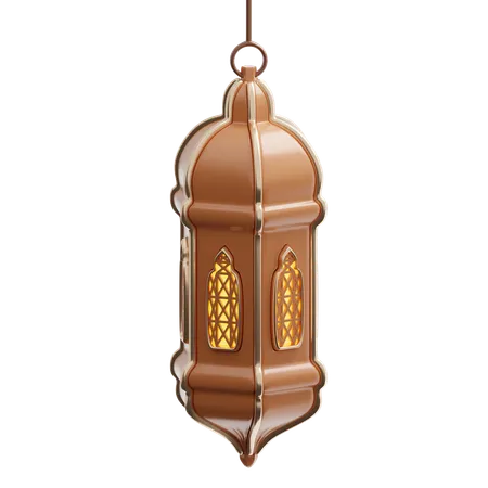 Islamic lantern  3D Icon