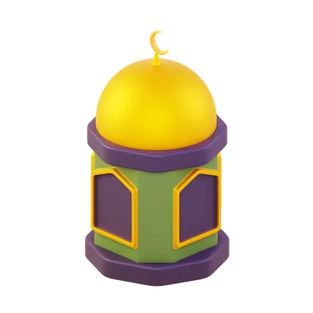 Islamic Lantern  3D Icon