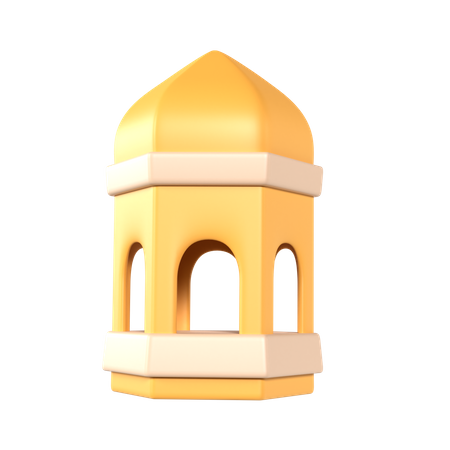 Islamic Lantern  3D Icon