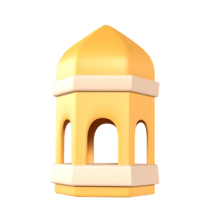 Islamic Lantern  3D Icon