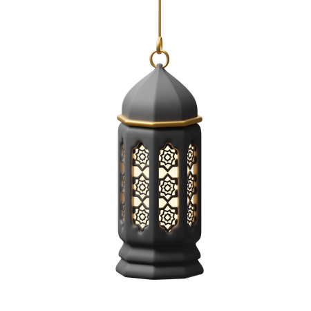 Islamic Lantern  3D Icon