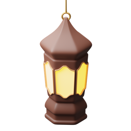 Islamic Lantern  3D Icon